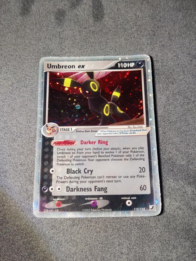 Umbreon EX #112 Pokemon Unseen Forces - Zeldzame Kaart, Hobby en Vrije tijd, Verzamelkaartspellen | Pokémon, Ophalen of Verzenden