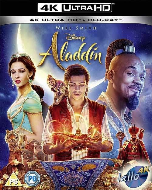 Blu-ray 4K: Disney's Aladdin (2019 Will Smith Mena Massoud)S, Ophalen of Verzenden, Nieuw in verpakking, 4K Ultra HD Blu-ray, Avontuur