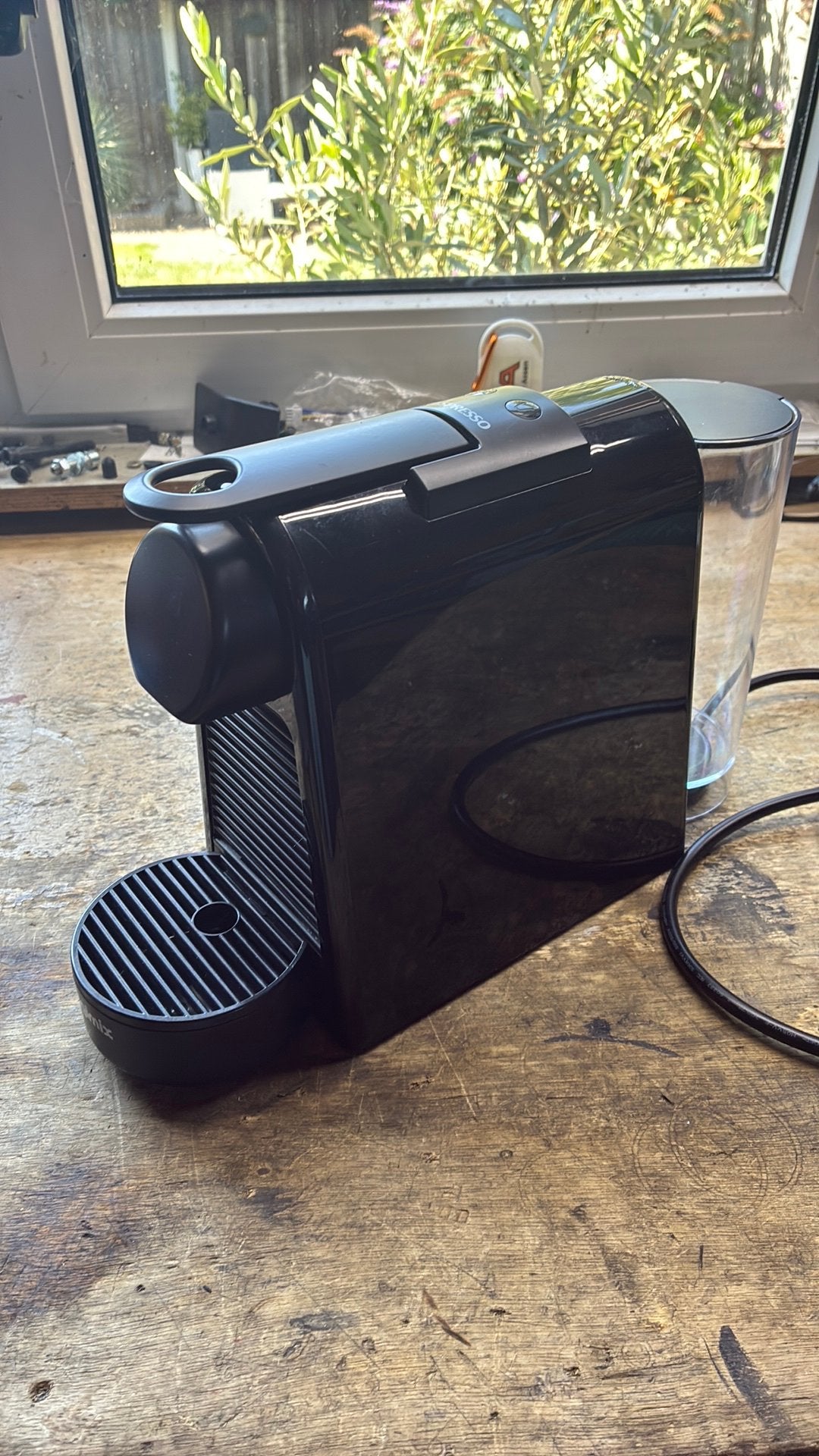 Magimix Nespresso M115 - mini met storing., Ophalen of Verzenden, Zo goed als nieuw, Espresso apparaat