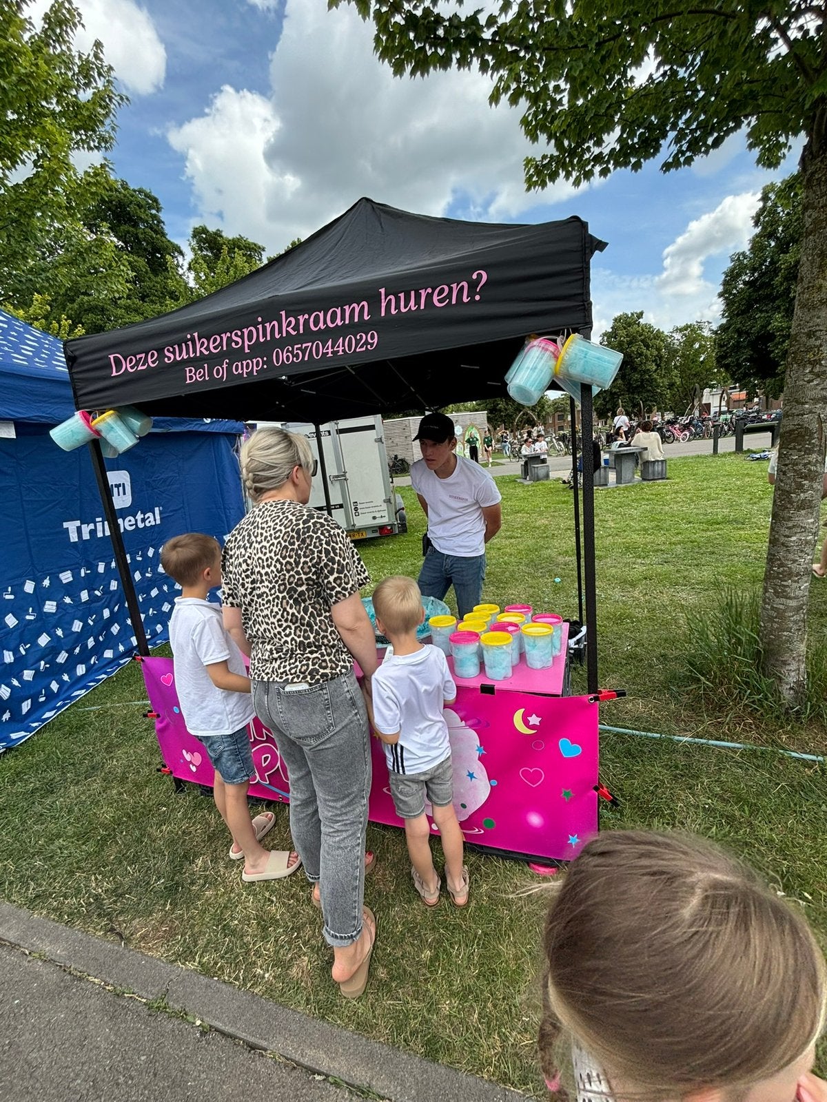 Te huur - Suikerspin kraam - gratis uitdelen!, Ophalen, Zo goed als nieuw, Overige