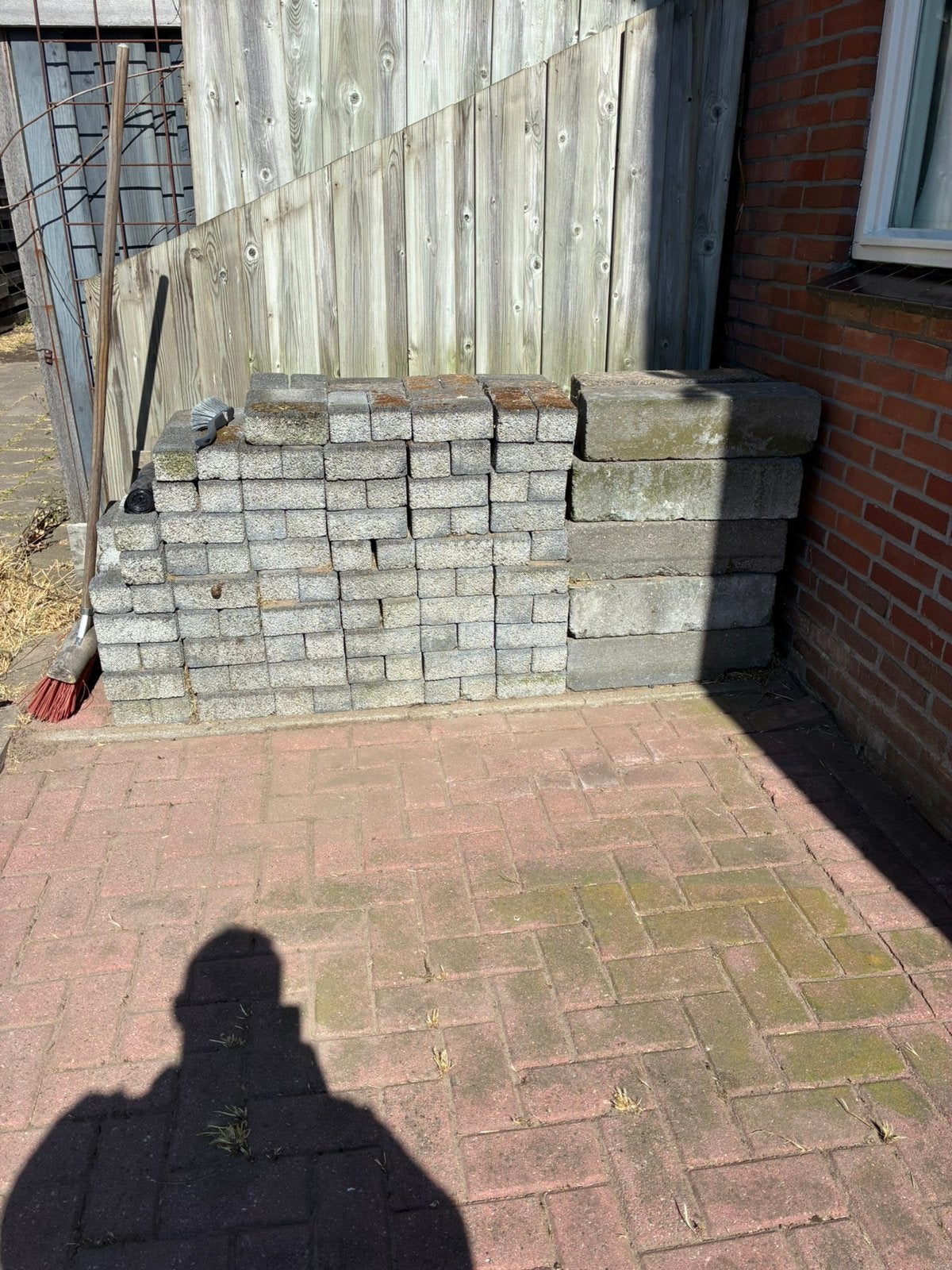 Partij stenen, mooi donker grijs GRATIS, Ophalen, Gebruikt, Overige materialen