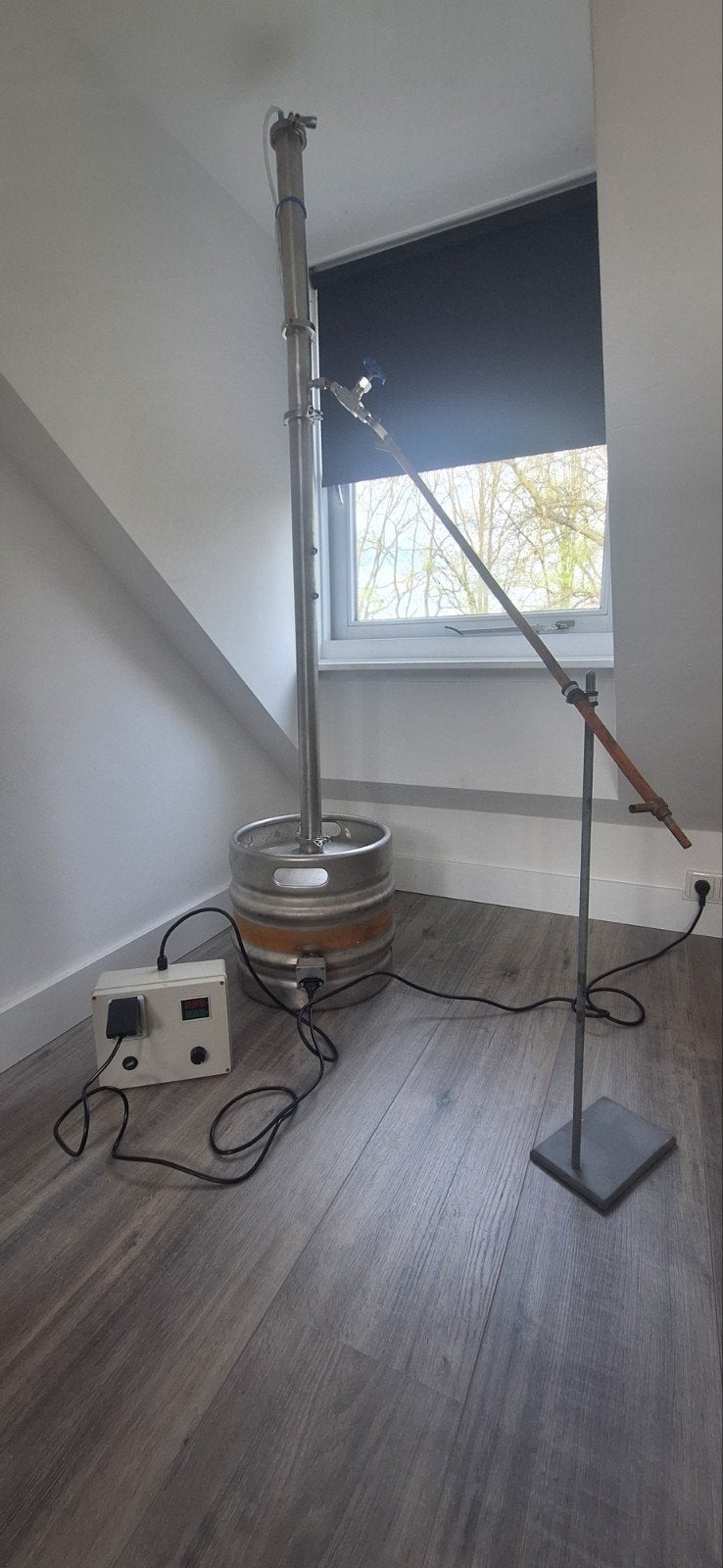 Destilleer ketel: Bokastill en Potstill in één, Ophalen