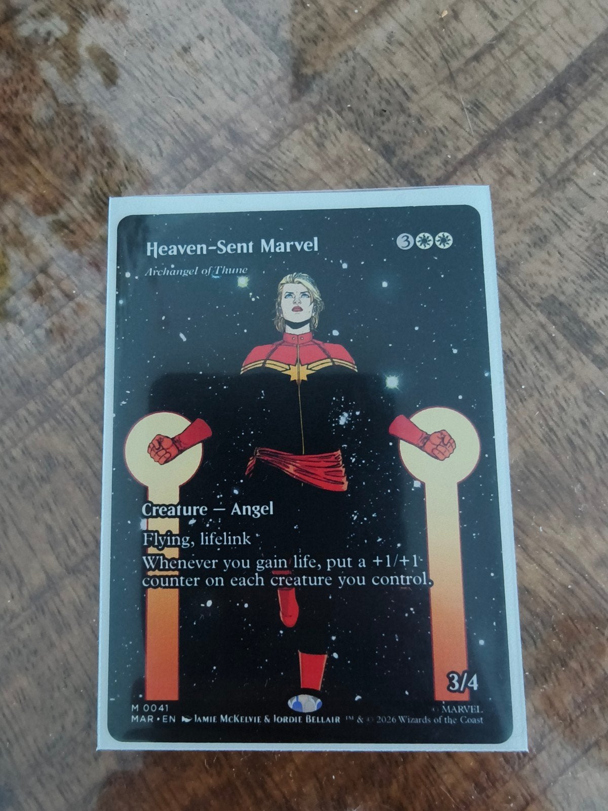 Heaven-Sent Marvel (Archangel of Thune) - Magic kaart, Ophalen of Verzenden, Zo goed als nieuw, Losse kaart