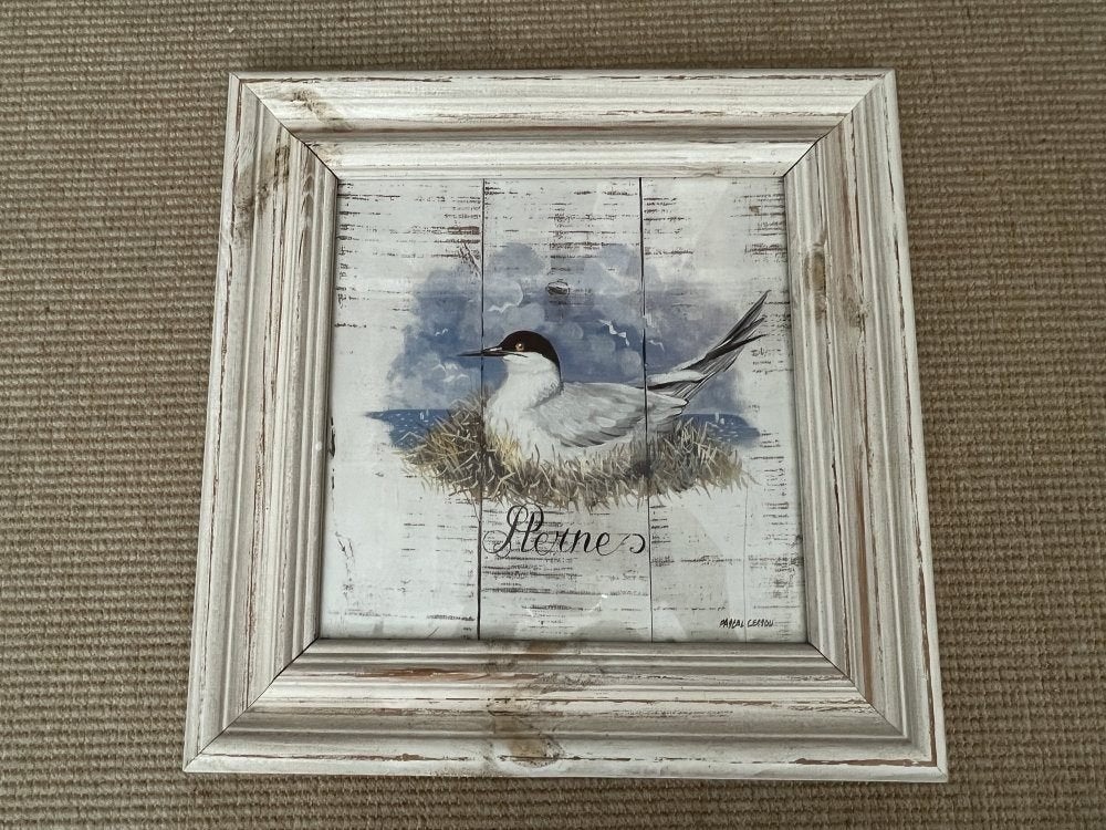 Brocante lijst met reproductie van Pascal Cessou | Stern, Ophalen of Verzenden