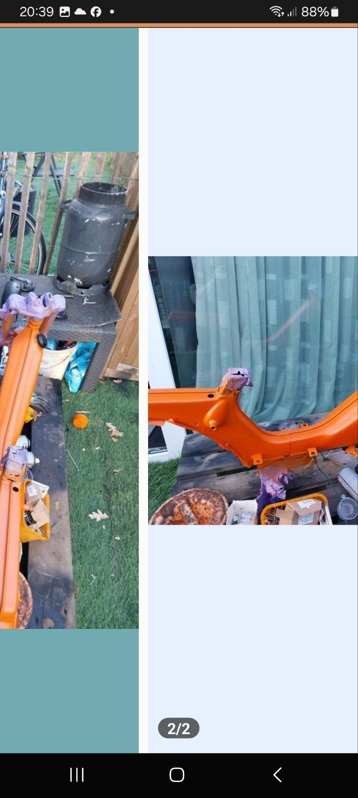 tomos frame blauw kenteken, Ophalen