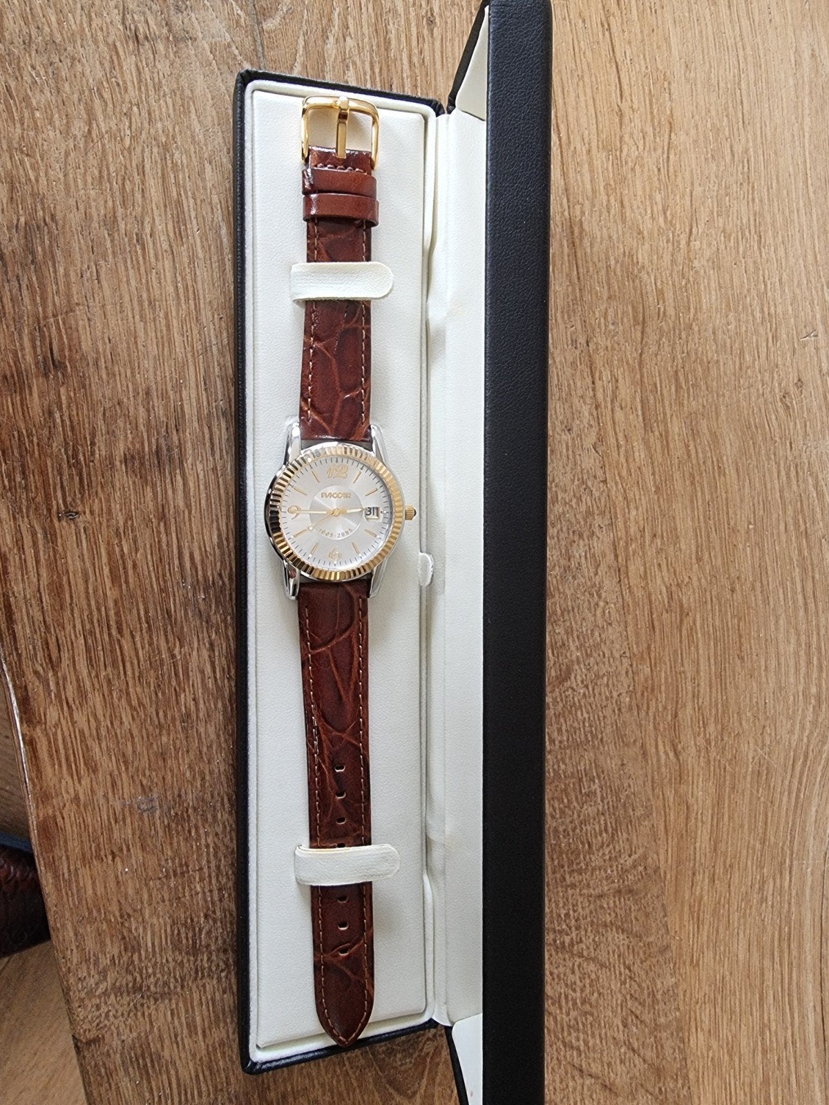 PACCAR UNIEKE 100 JAAR JUBILEUM HORLOGE(NIEUW), Overige merken, Leer, Staal, Polshorloge