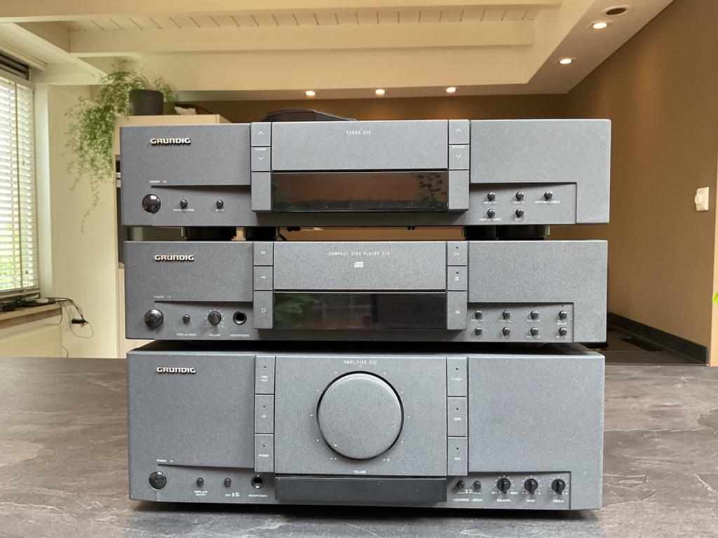 Grundig 210 stereotoren retro, Audio, Tv en Foto, Stereo-sets, Overige merken, Gebruikt, Tuner of Radio, Losse componenten