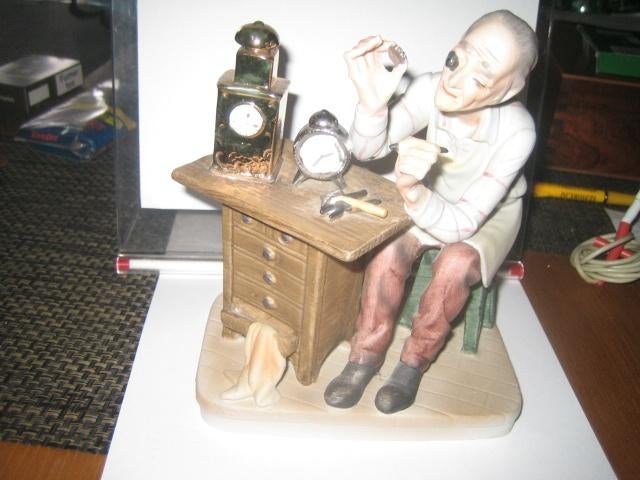 KLOK MAKER BEELD, Ophalen of Verzenden