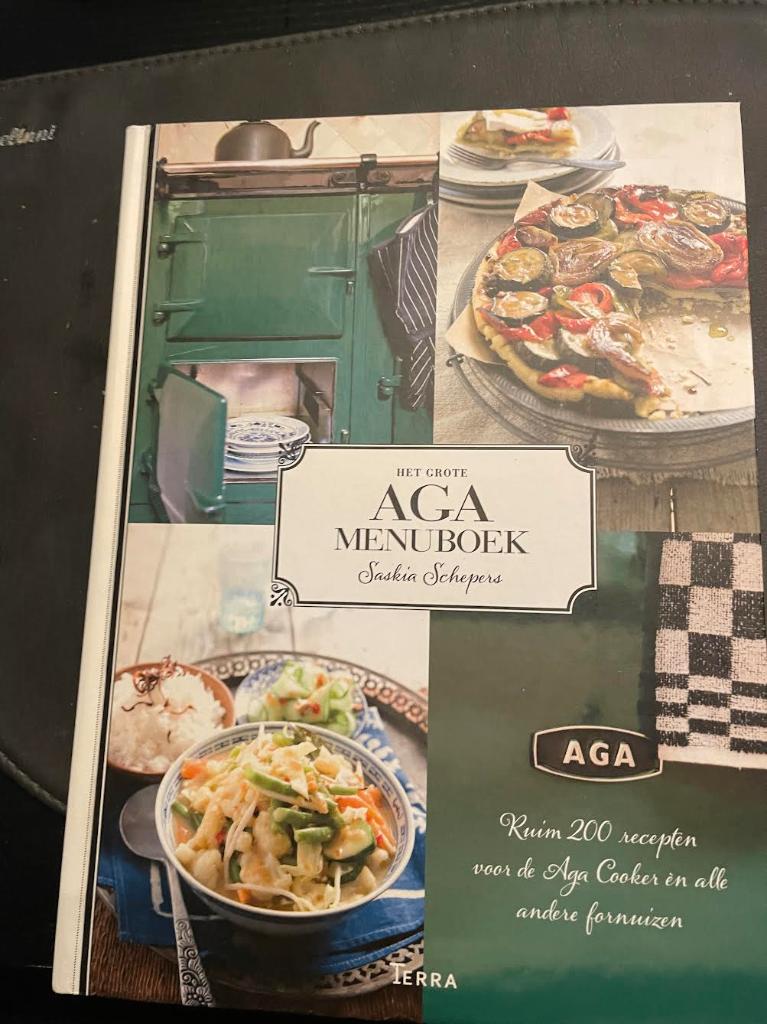 AGA menu kookboek, Ophalen, Zo goed als nieuw, Hoofdgerechten, Europa