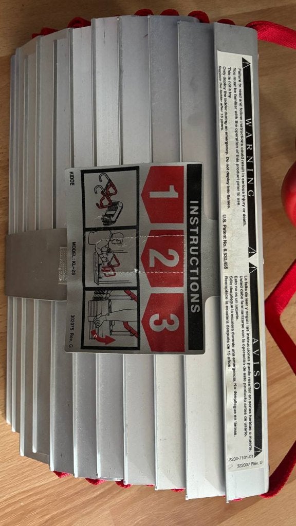 Kidde KL-2S vluchtladder – 2 stuks  Te koop, Ophalen, Nieuw, 2 tot 4 meter