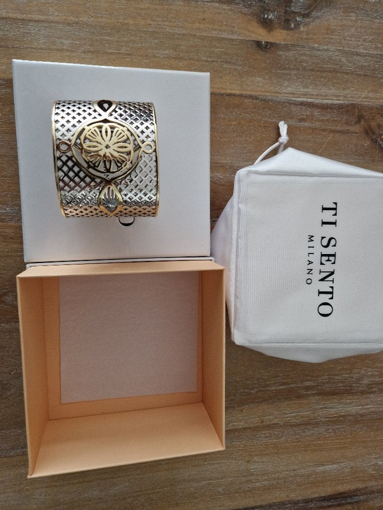 Prachtige exclusieve Armband van Ti Sento, Sieraden, Tassen en Uiterlijk, Armbanden, Ophalen, Zo goed als nieuw, Zilver, Zilver