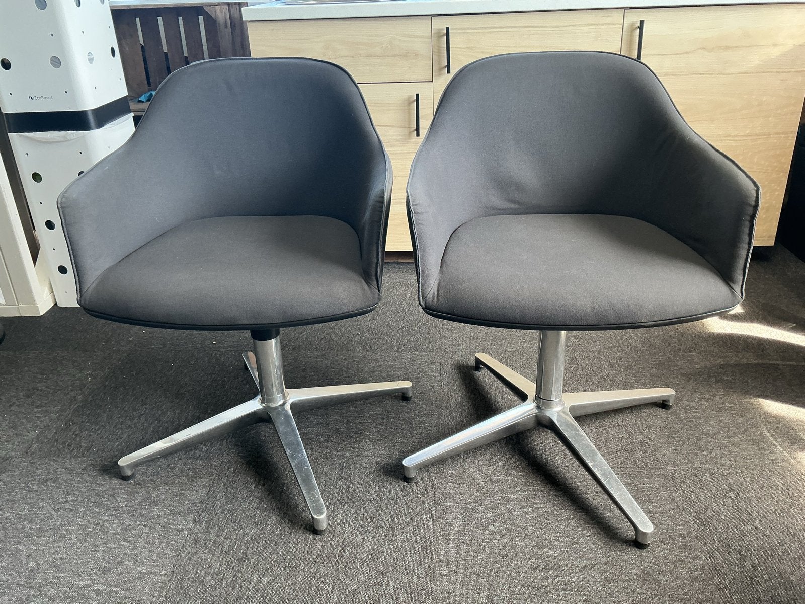 Vitra Softshell Chair, Ophalen, Gebruikt, Twee, Stof