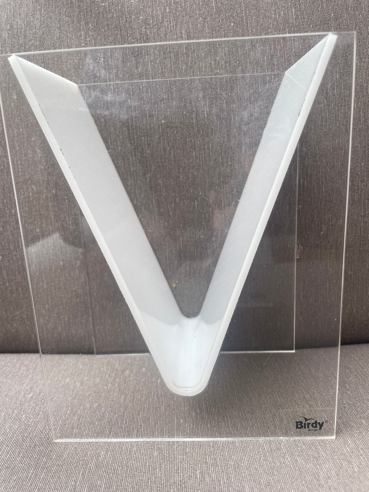 Birdy plexiglas vaasje, Kunststof, Overige kleuren, Ophalen of Verzenden, Zo goed als nieuw