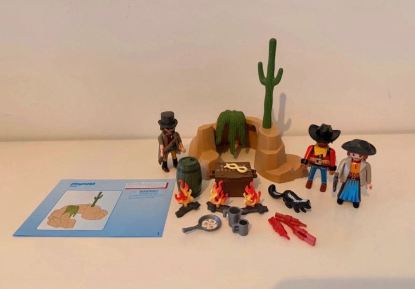 Playmobil 5250 Bandieten met Schuilplaats, Gebouw, Complete set, Ophalen of Verzenden, Zo goed als nieuw