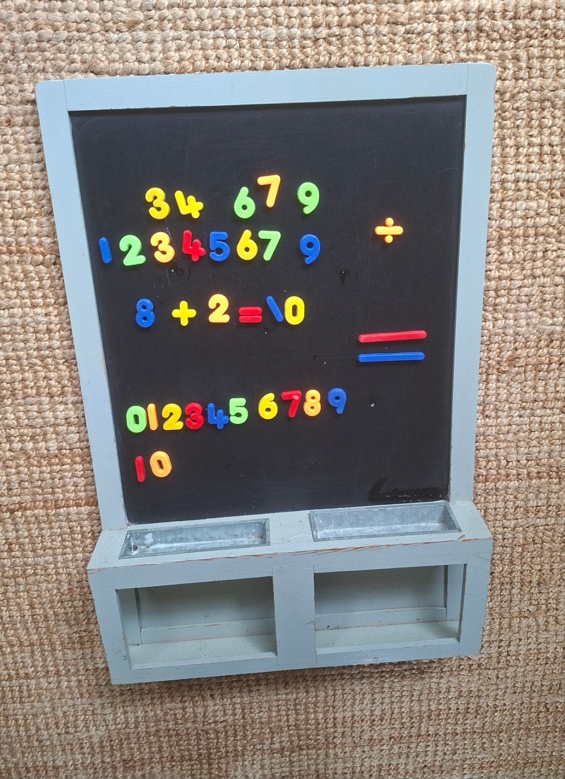 schoolbord magnetische, Ophalen, Gebruikt, Krijtbord