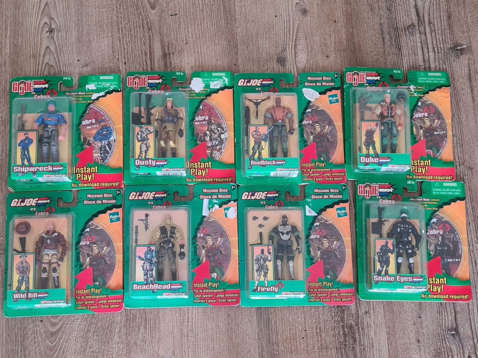 G.I. Joe vs. Cobra Spy Troops Actiefiguren (8 stuks), Ophalen of Verzenden, Nieuw