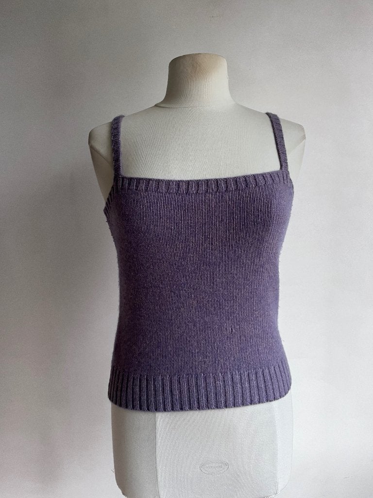 ralph Lauren top paars maat L cashmere, Verzenden, Paars, Maat 42/44 (L), Zo goed als nieuw