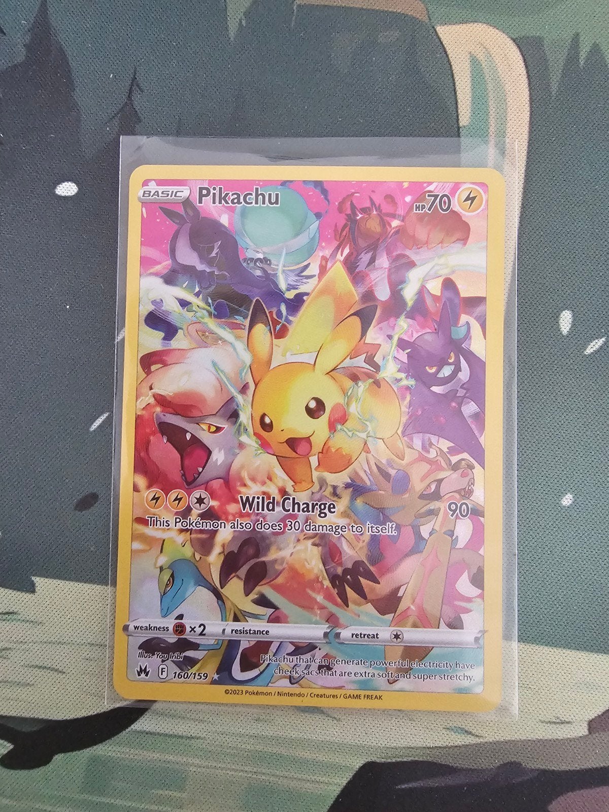 Pikachu #160 Crown Zenith NM/M conditie, Ophalen of Verzenden, Zo goed als nieuw