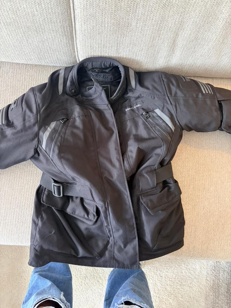 Richa textiele motorjas - Zwart, maat 40, Motoren, Kleding | Motorkleding, Ophalen of Verzenden, Tweedehands, Dames, Jas | textiel