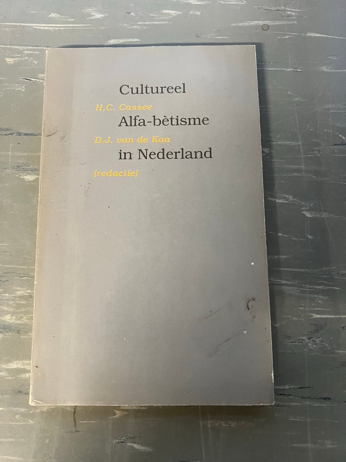 Cultureel Alfa-bètisme in Nederland - H.C. Cassee, Ophalen of Verzenden, Gelezen, Nederland
