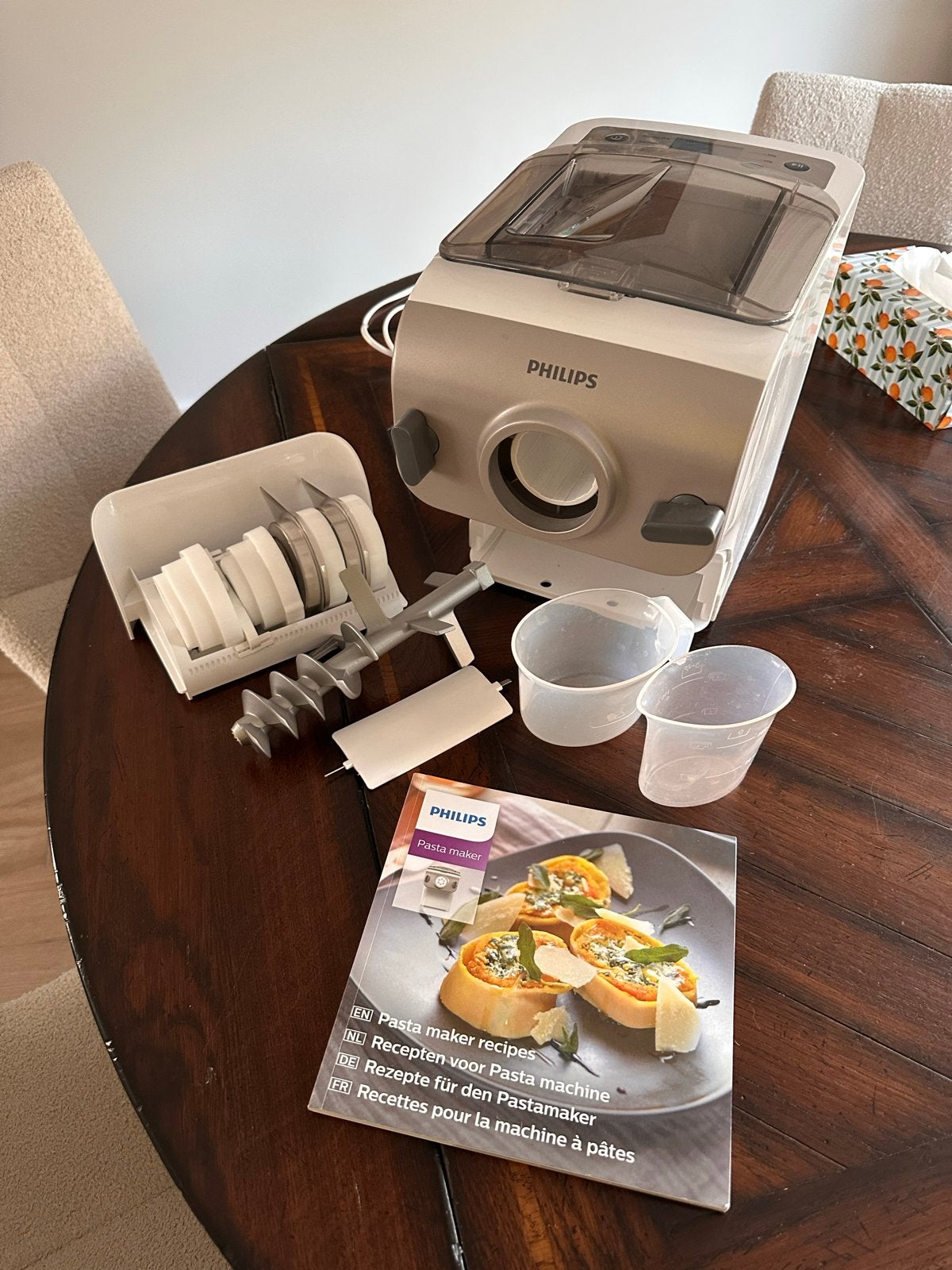 Philips Pastamaker - Verse Pasta in een Handomdraai, Witgoed en Apparatuur, Ophalen, Zo goed als nieuw, Vaatwasserbestendig, Minder dan 1 liter