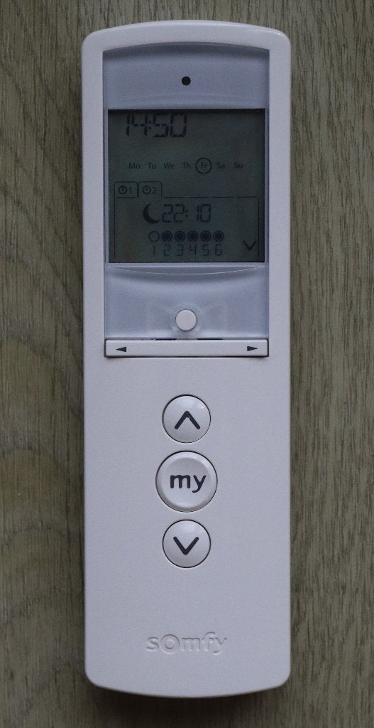 Somfy Telis 6 Chronis RTS Pure, Gebruikt, Minder dan 100 cm, Wit, Ophalen of Verzenden