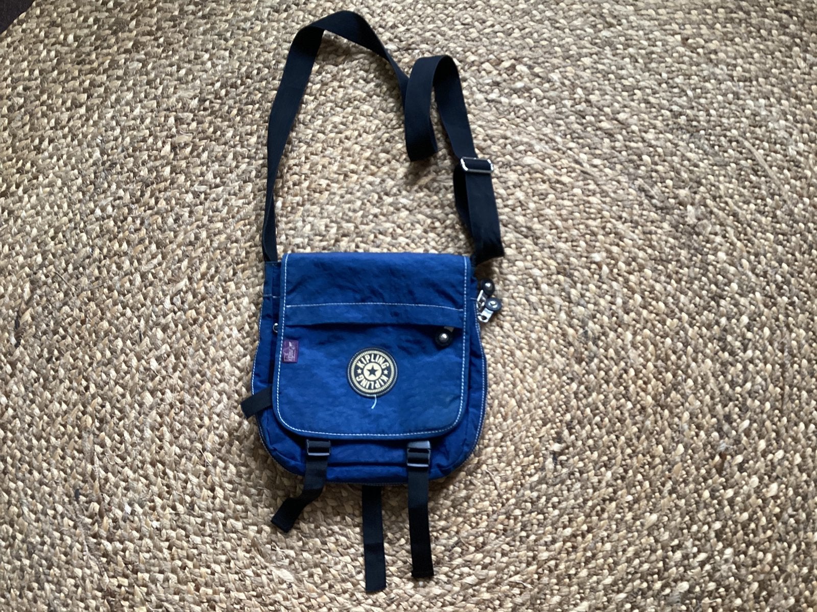 Kipling schoudertas, Sieraden, Tassen en Uiterlijk, Tassen | Schoudertassen, Ophalen of Verzenden, Gebruikt, Blauw, Kipling