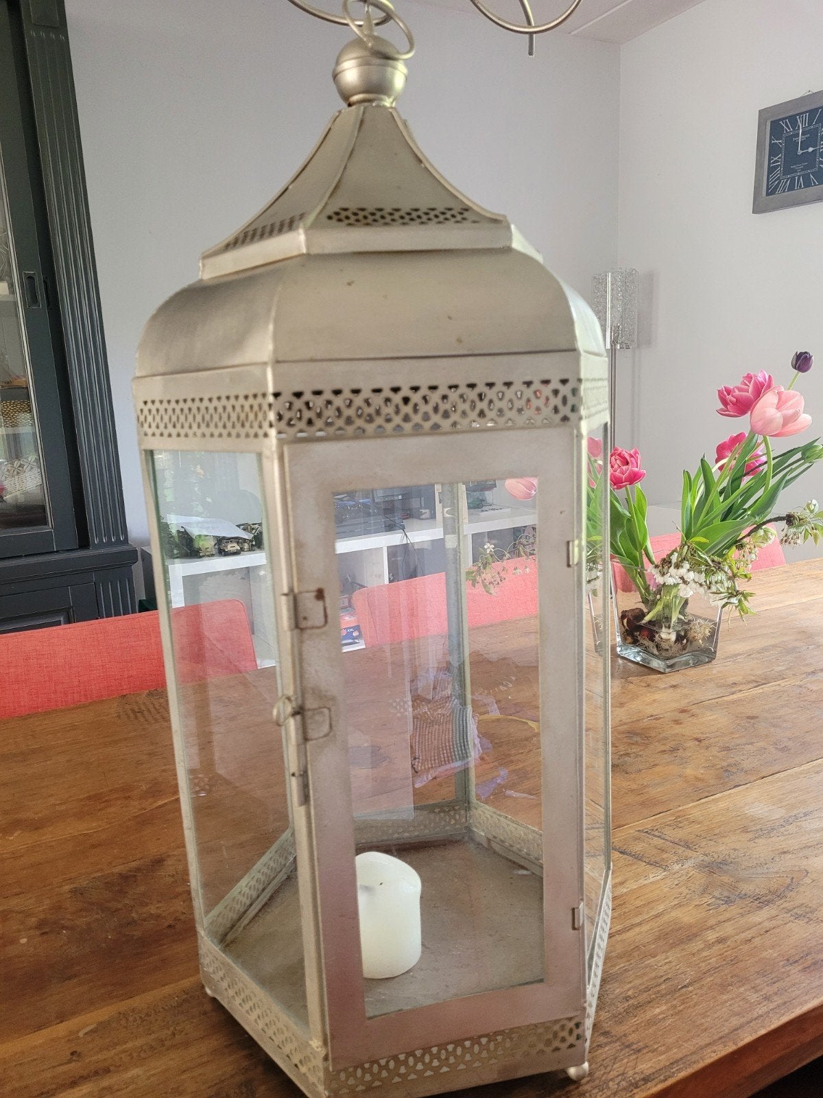 Leuke decoratieve lantaarn, oosterse sfeer, Ophalen, Windlicht, Gebruikt, 75 cm