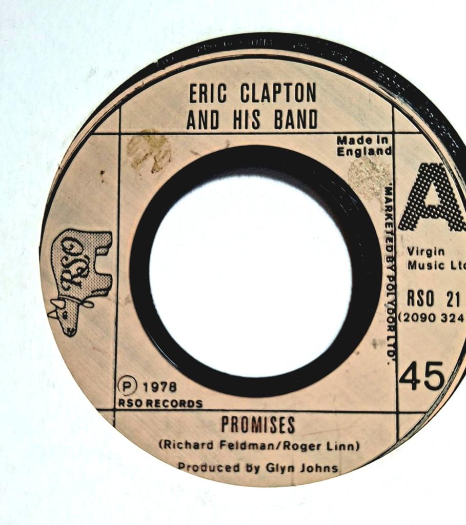 7"/SINGLE  ERIC CLAPTON - Promises, Ophalen of Verzenden, Gebruikt, Pop