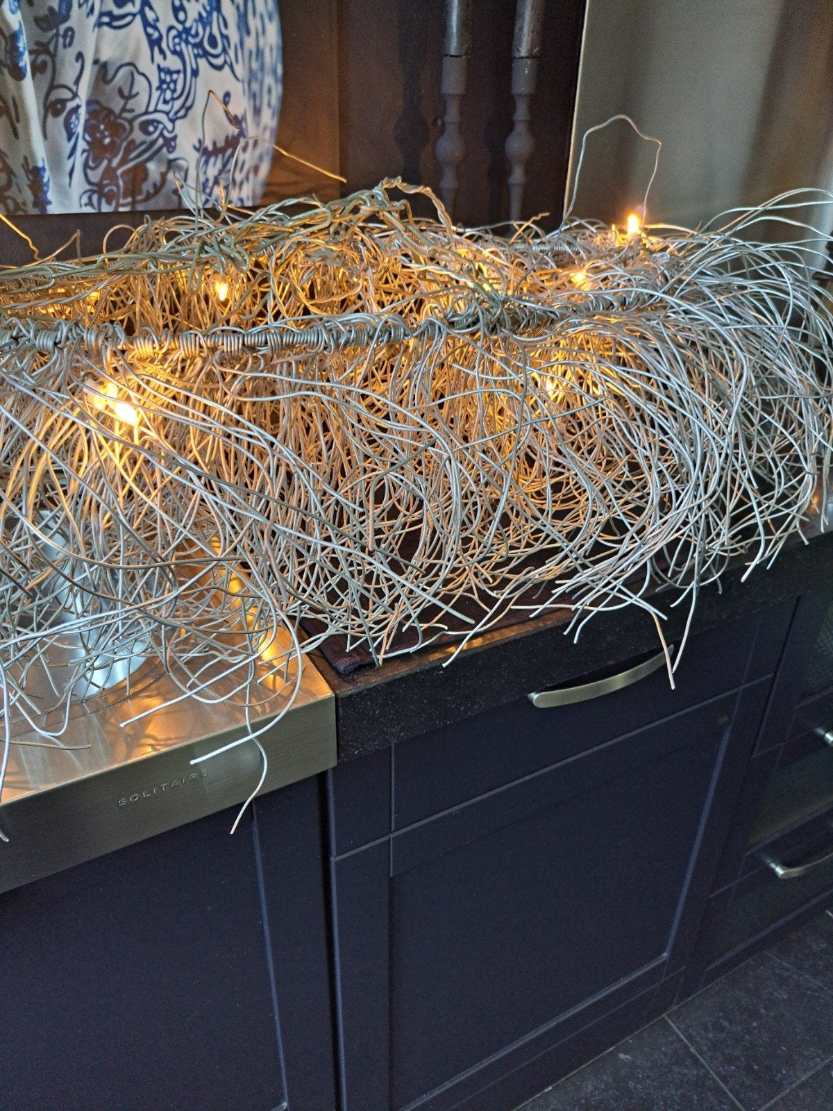 Luxe hanglamp, Ophalen