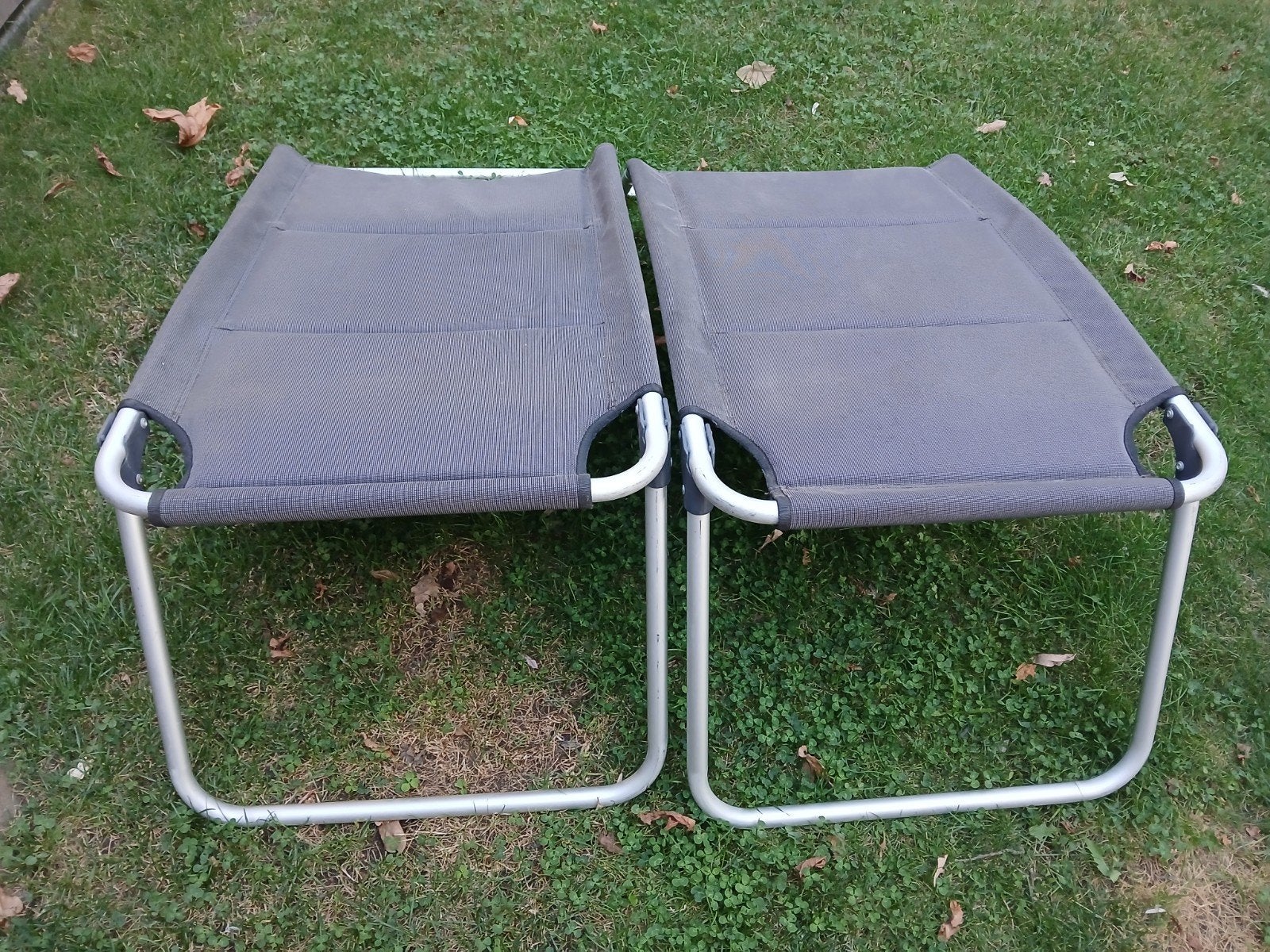 Teun voetensteunen voor tuinstoel/kampeerstoel (2 stuks), Ophalen, Gebruikt