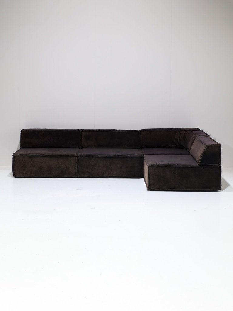 COR Trio modulaire sofa landscape bank bruin 1970s, Ophalen, Gebruikt, -, -
