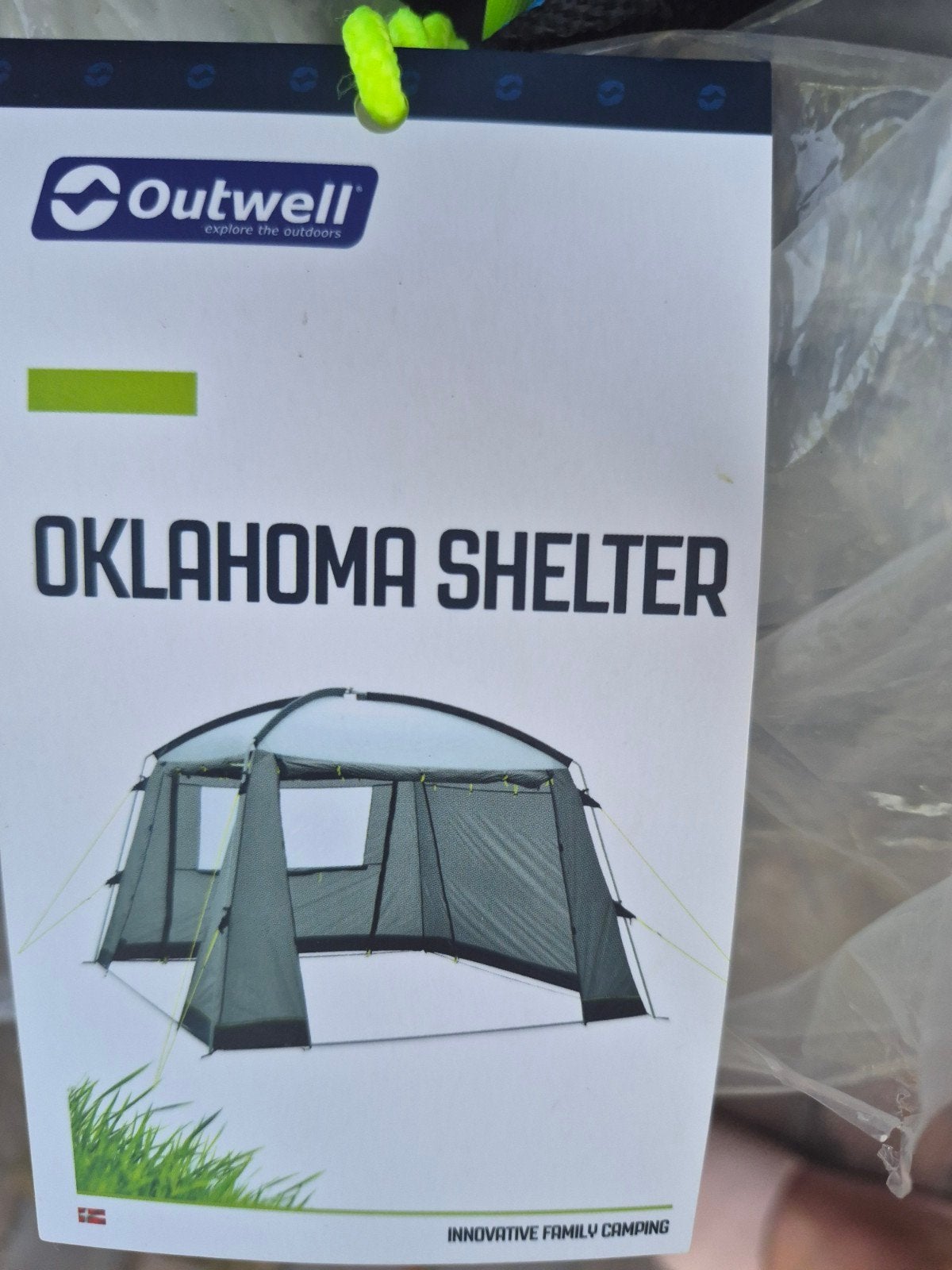 Outwell Oklahoma Shelter 3.00 x 3.00 NIEUW Tent / Partytent, Caravans en Kamperen, Ophalen of Verzenden, Nieuw