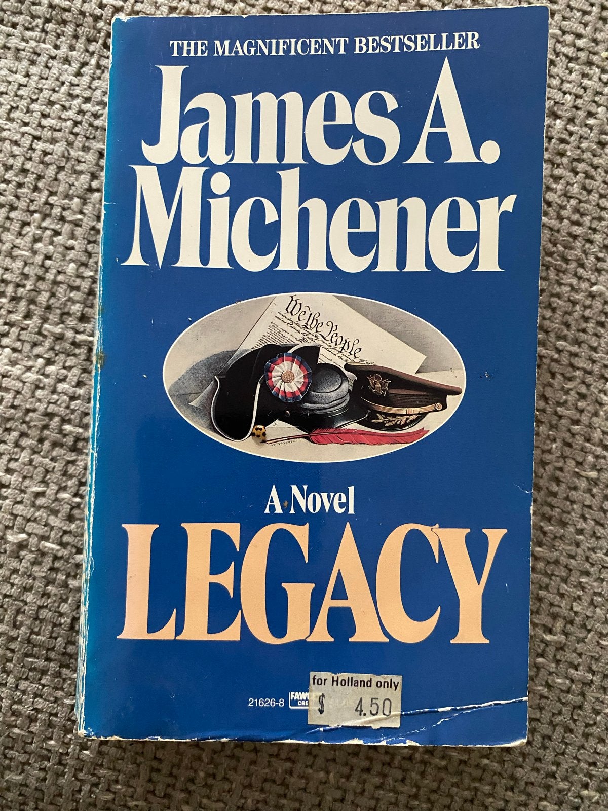 Legacy - James A. Michener (Engels), Boeken, Ophalen of Verzenden, Gelezen, Amerika