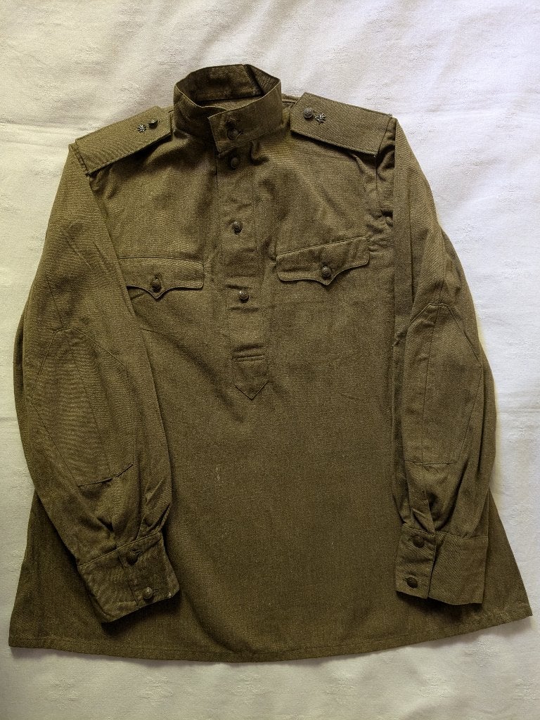 Russische gimnastyorka uniform jas sovjet veldtenue USSR, Ophalen of Verzenden, Landmacht, Overige gebieden, Kleding of Schoenen