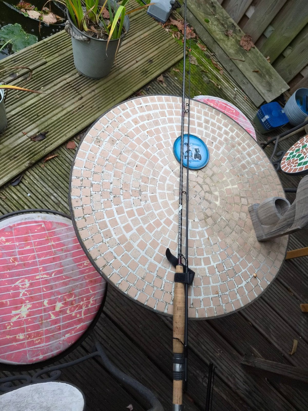 Masterfish Vlieghengel 2.45m AFTMA 5/6, Ophalen, Gebruikt, Complete hengel