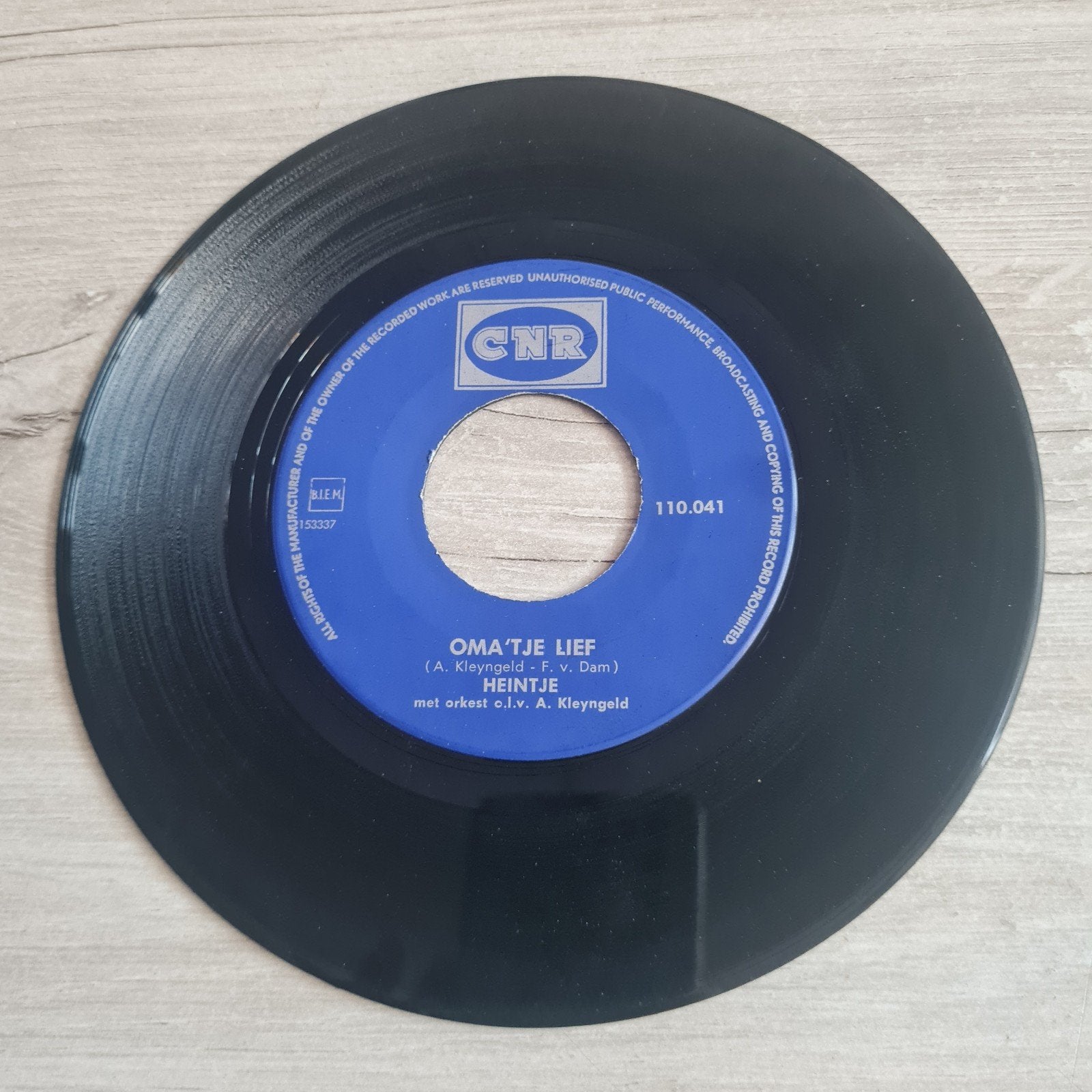 Heintje - Oma'tje Lief / Droomland - 7 inch vinyl single, Gebruikt, 7 inch, Ophalen of Verzenden, EP