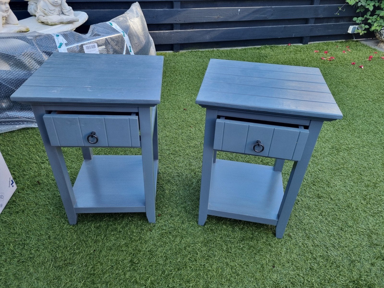 nachtkastjes 2x overschilderbaar, Huis en Inrichting, Ophalen, Minder dan 45 cm, Minder dan 55 cm