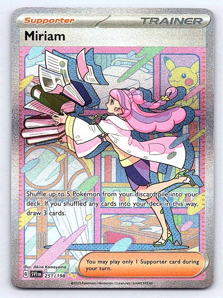Miriam 251 SVI, Hobby en Vrije tijd, Verzamelkaartspellen | Pokémon, Ophalen of Verzenden, Zo goed als nieuw, Losse kaart, Foil