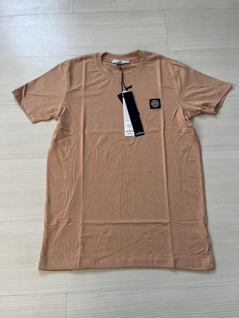 Stone Island T-Shirt Maat S - Nieuw met labels, Ophalen of Verzenden, Nieuw, Maat 46 (S) of kleiner, Beige