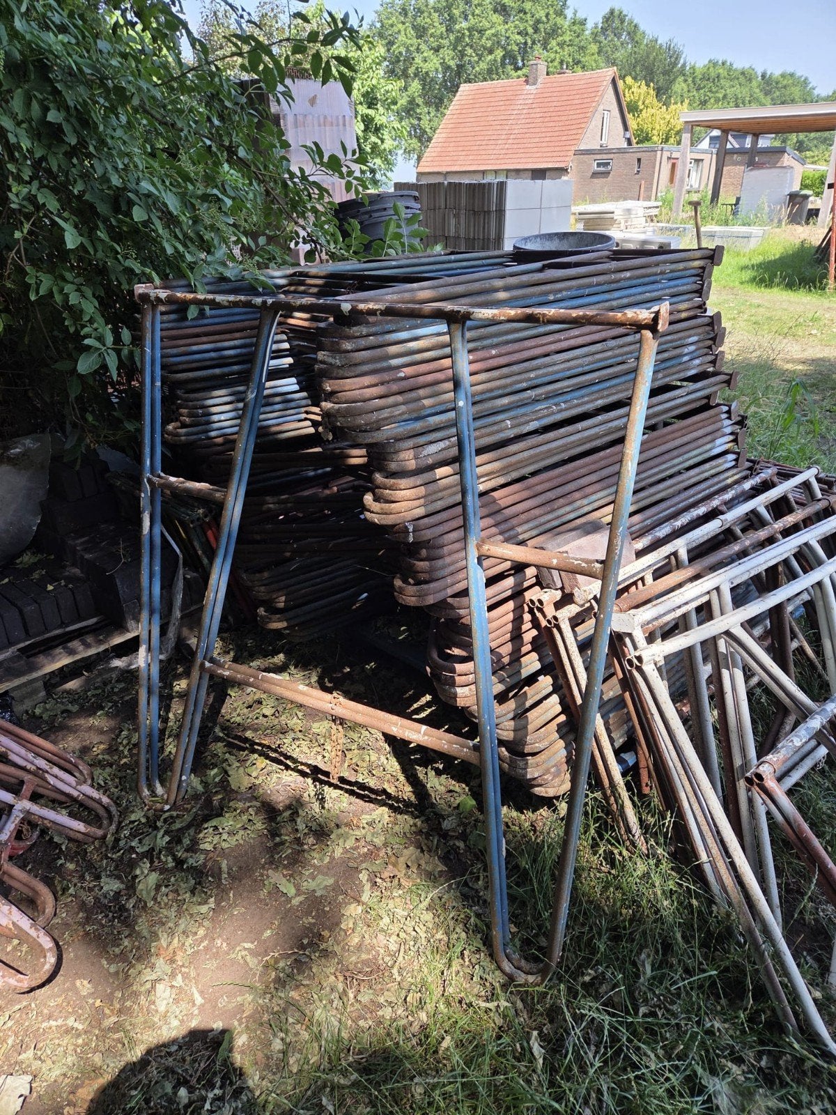 Klapschragen, metselschragen, Doe-het-zelf en Verbouw, Steigers, Ophalen, Overige typen, Minder dan 2 meter