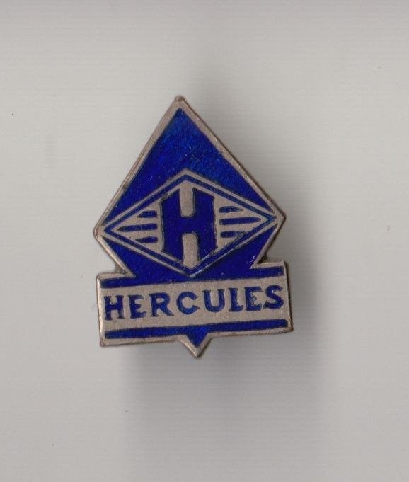 Schildje Zonder Naald Hercules Motor, Gebruikt, Niet vindbaar, Niet vindbaar, Speldje of Pin