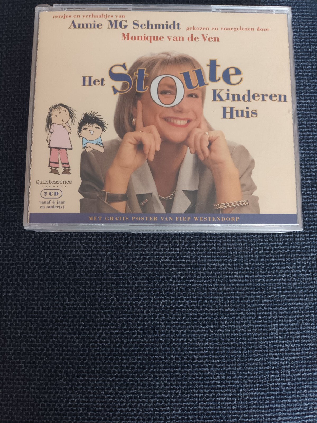 2CD - Monique van de Ven leest Annie M.G. Schmidt, Ophalen of Verzenden, Zo goed als nieuw, Boxset, Extra's