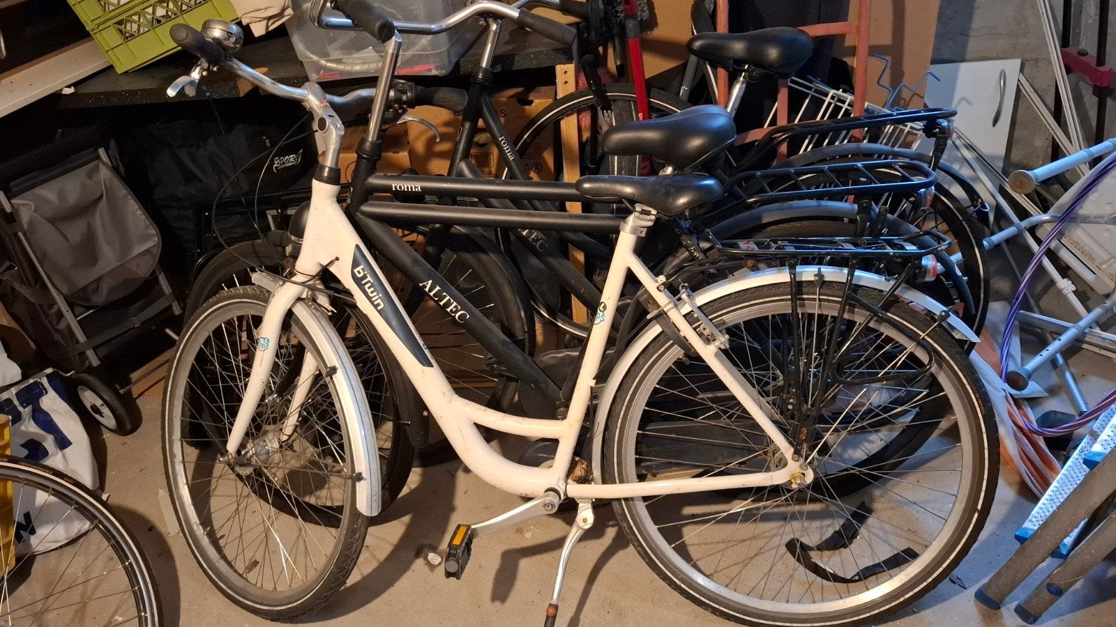 Altec B Twin Damesfiets - Wit, Overige merken, Terugtraprem, Ophalen of Verzenden, 50 tot 53 cm
