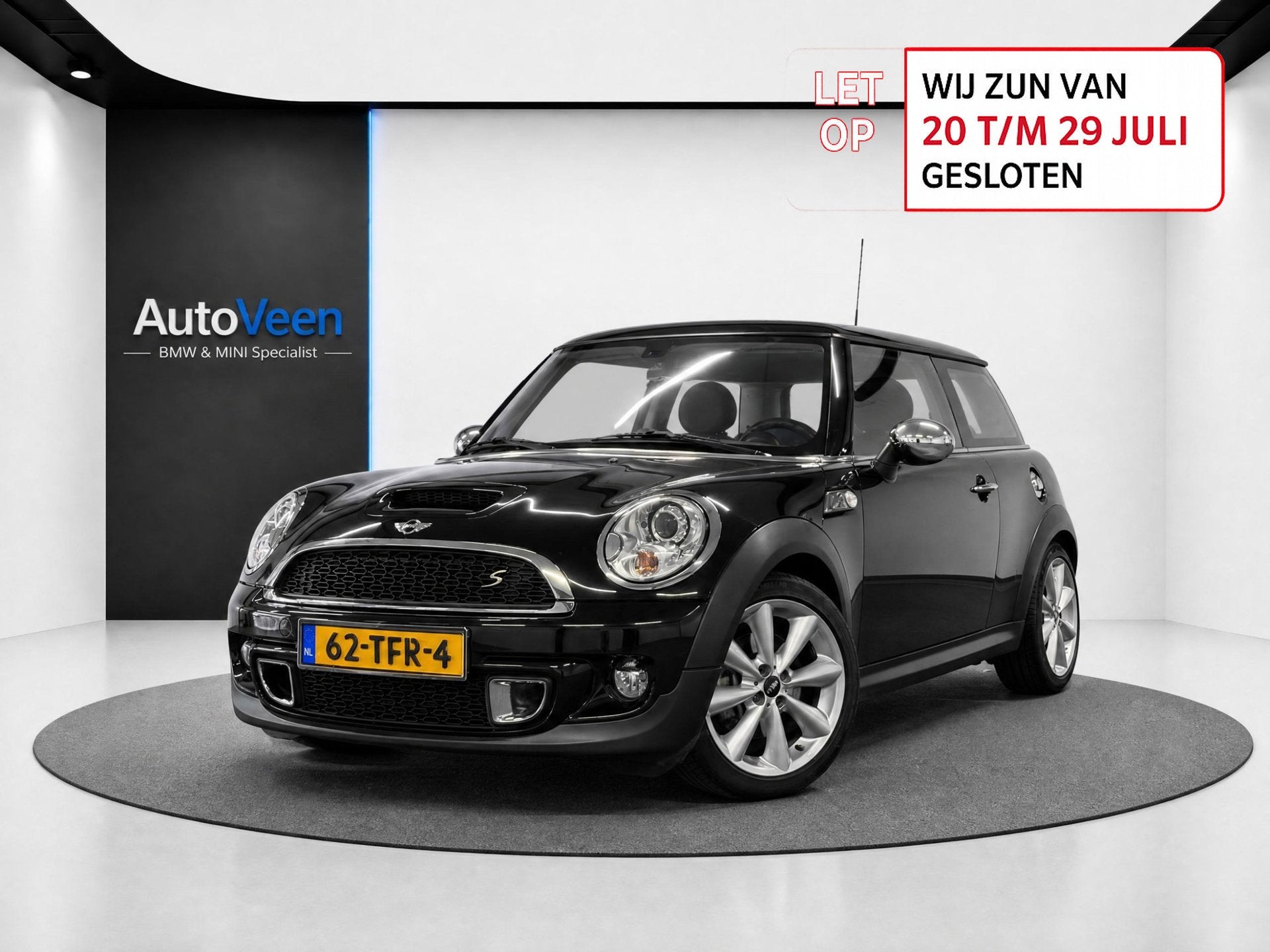Mini 3-Deurs 1.6 Cooper S 10 Years II (LEDER, NAVI, PARKEERS, Voorwielaandrijving, Euro 5, Gebruikt, 4 cilinders