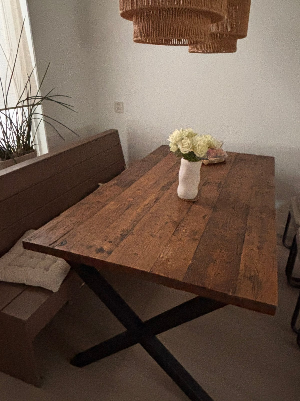 Eettafel, Huis en Inrichting, Tafels | Eettafels, Ophalen, 200 cm of meer, 50 tot 100 cm, Zo goed als nieuw