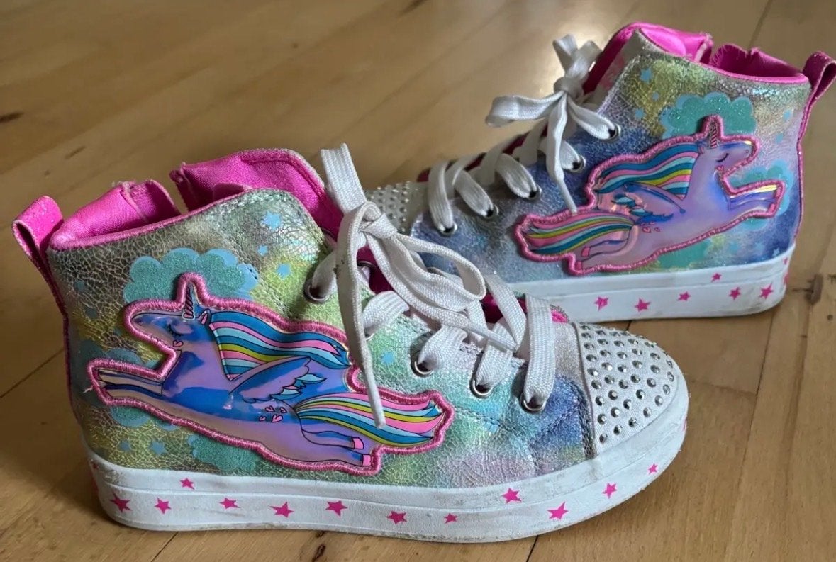 Skechers unicorn met licht  maat 27, Ophalen of Verzenden, Gebruikt, Meisje, Schoenen