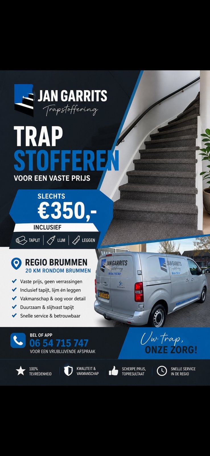 Trap stofferen, Gelderland