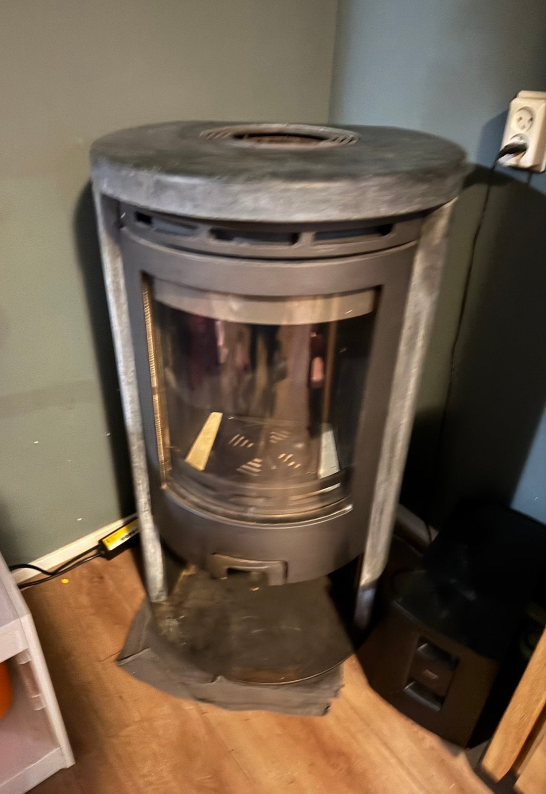 Barbas eco 600 speksteen houtkachel, Gebruikt, Houtkachel, Ophalen of Verzenden, Vrijstaand