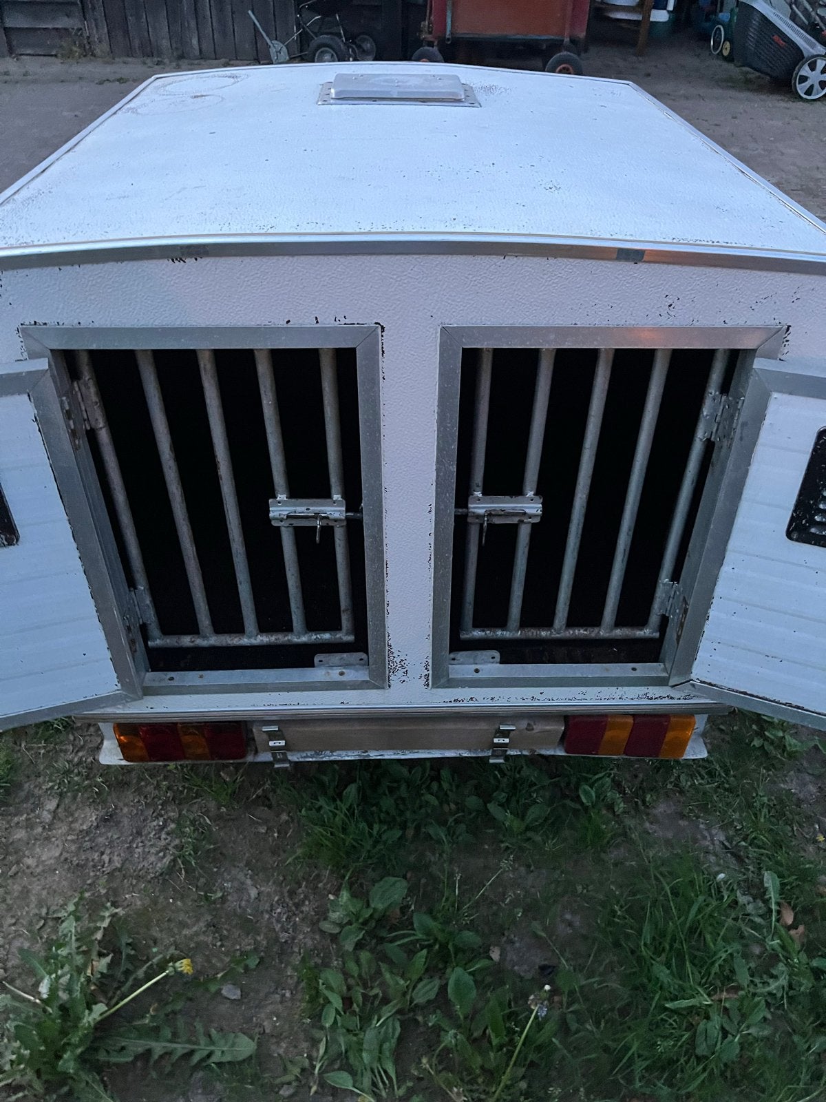 Hondenkar / Hondentrailer voor 2 honden, Ophalen of Verzenden, Gebruikt